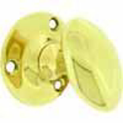Picture of Knob - Oval - Plain - Round Backplate