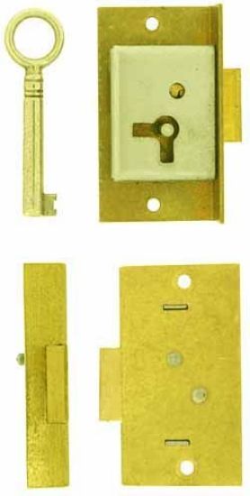 Lock - RH Cut Cupboard & Till Drawer | Brass Foundry Castings